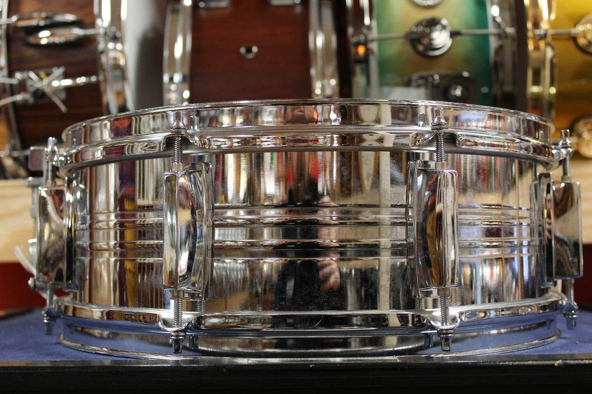 1980s Yamaha 5x14 SD350MG Chrome Over Steel Model Snare Drum