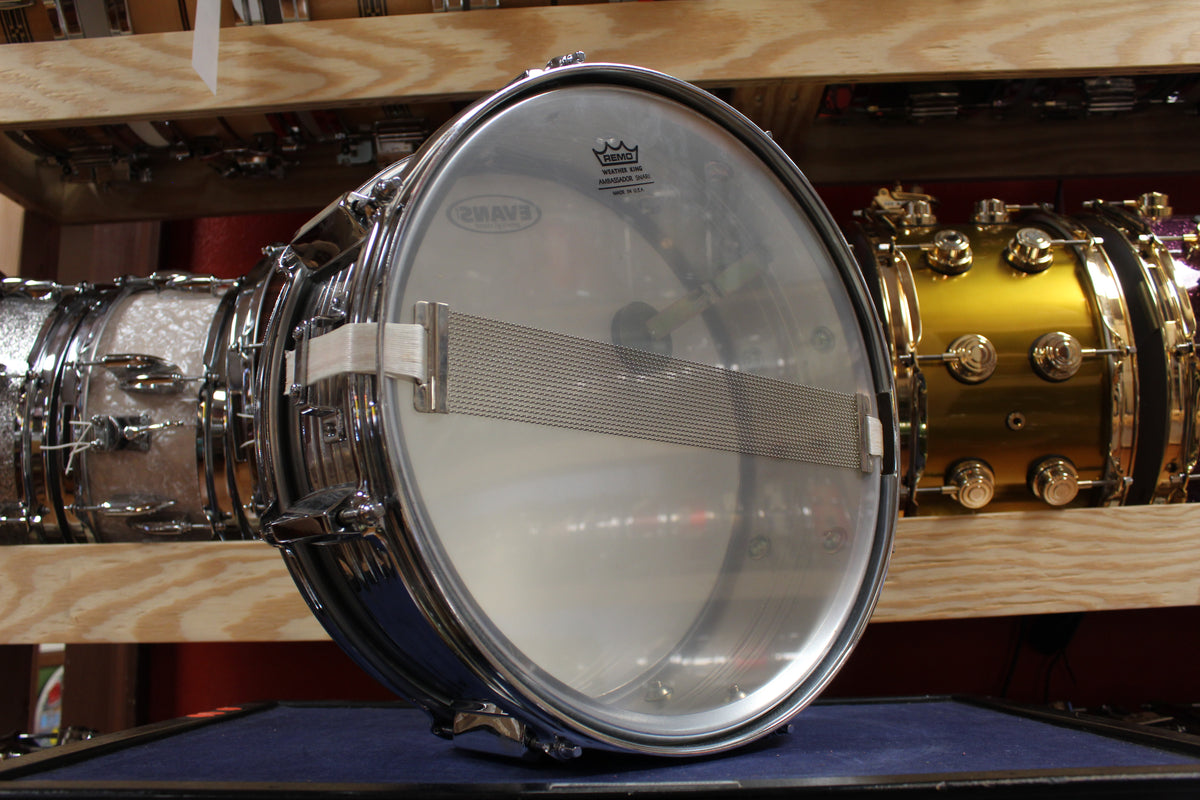 1980s Yamaha 5x14 SD350MG Chrome Over Steel Model Snare Drum