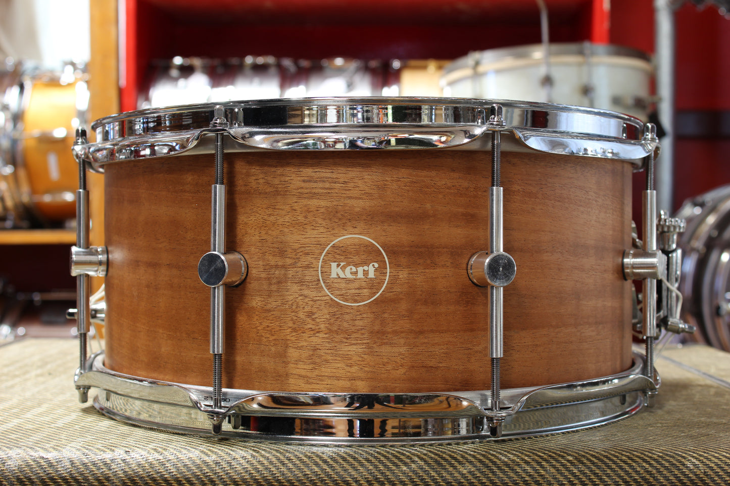 2024 Kerf Drum Co. 6.5x14 Mahogany Snare Drum