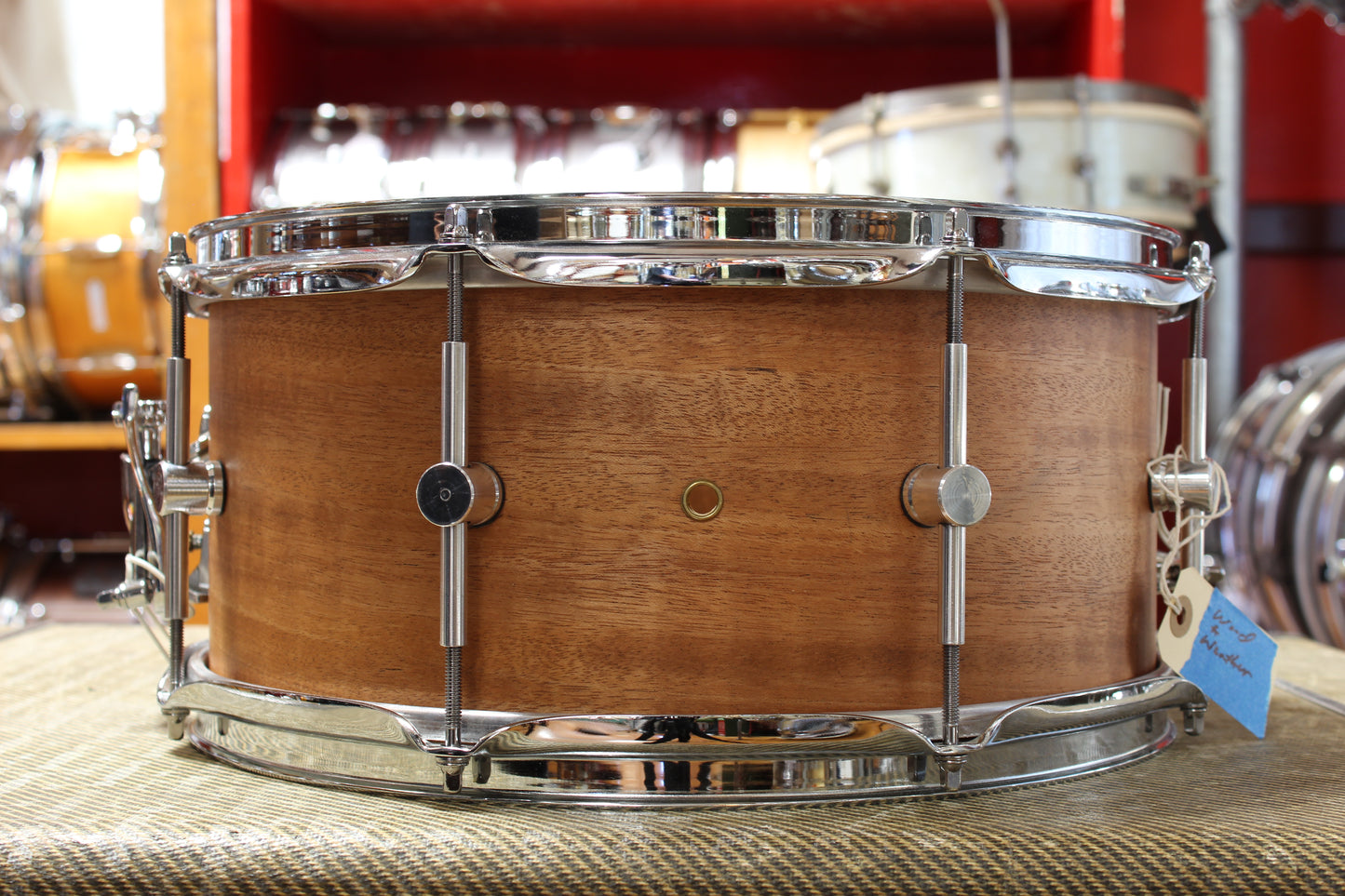 2024 Kerf Drum Co. 6.5x14 Mahogany Snare Drum