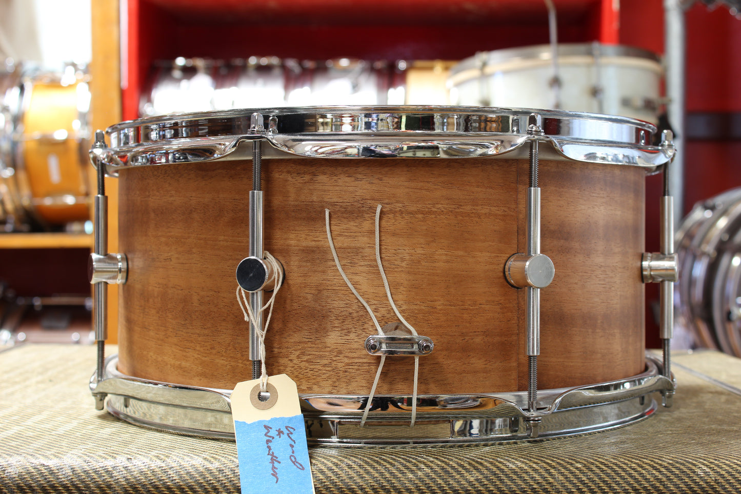 2024 Kerf Drum Co. 6.5x14 Mahogany Snare Drum