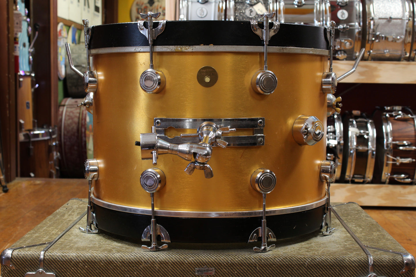 1960s George Hayman Vibra Sonic Outfit in Gold Ingot 14x20 9x13 16x16