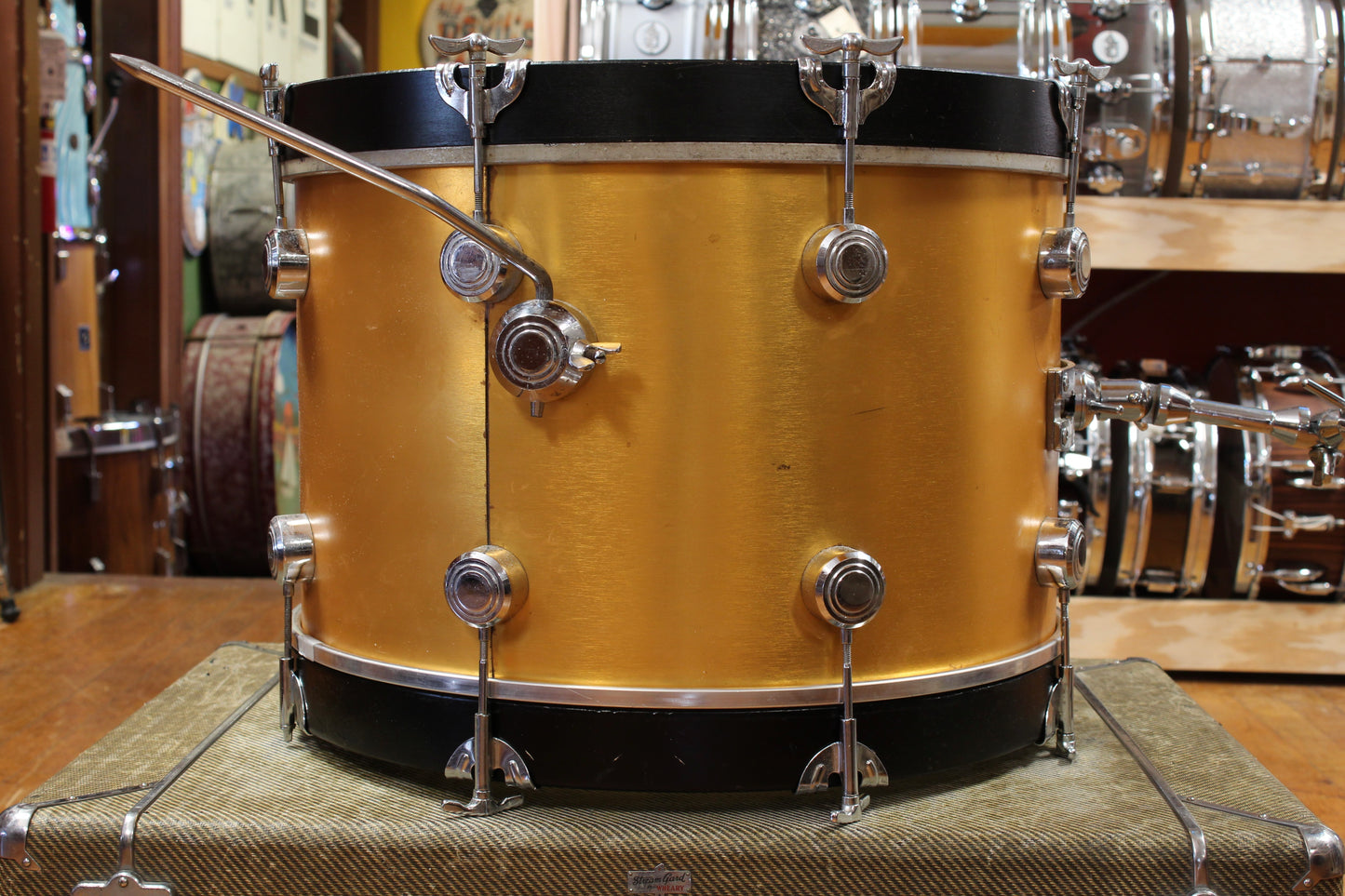 1960s George Hayman Vibra Sonic Outfit in Gold Ingot 14x20 9x13 16x16