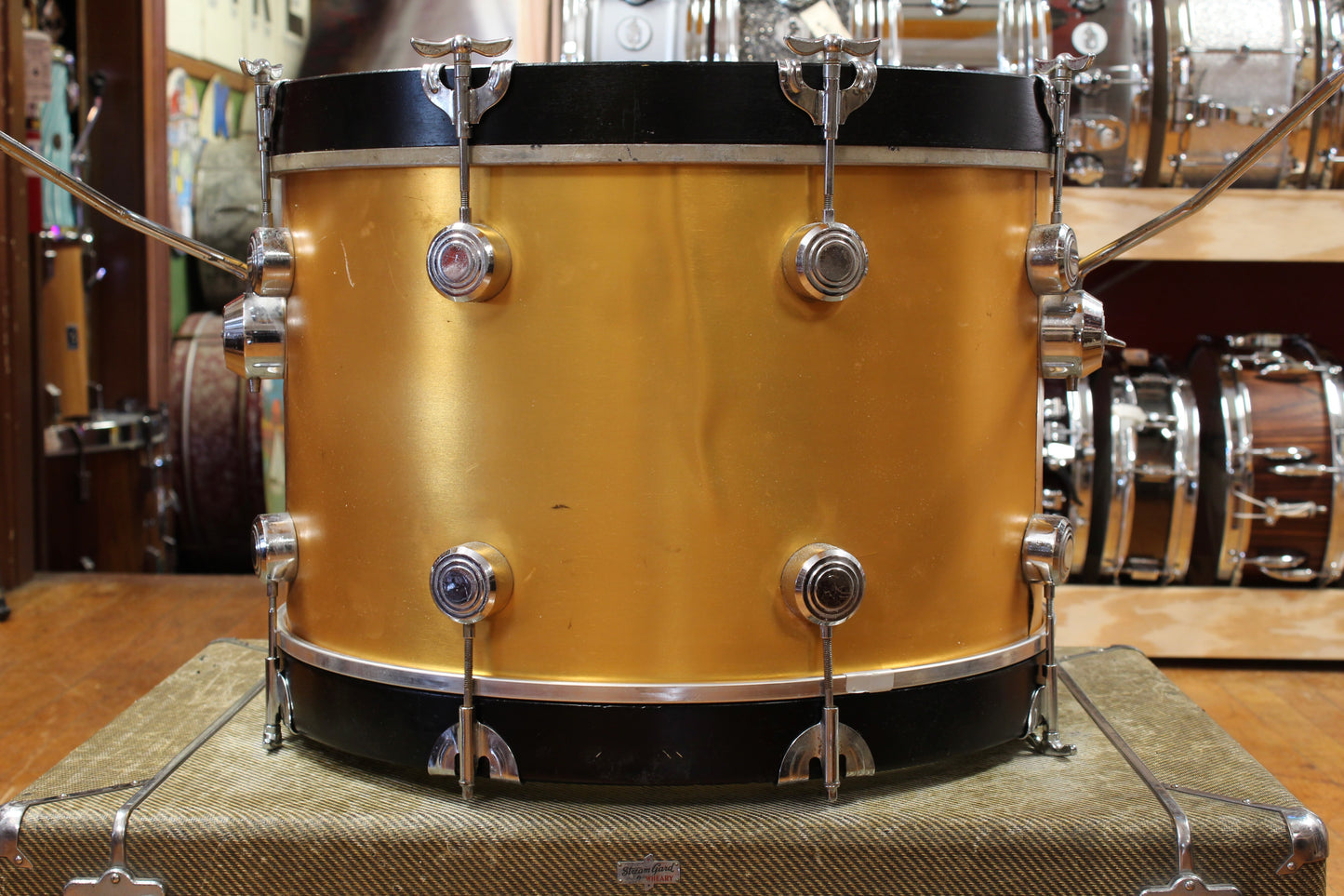 1960s George Hayman Vibra Sonic Outfit in Gold Ingot 14x20 9x13 16x16
