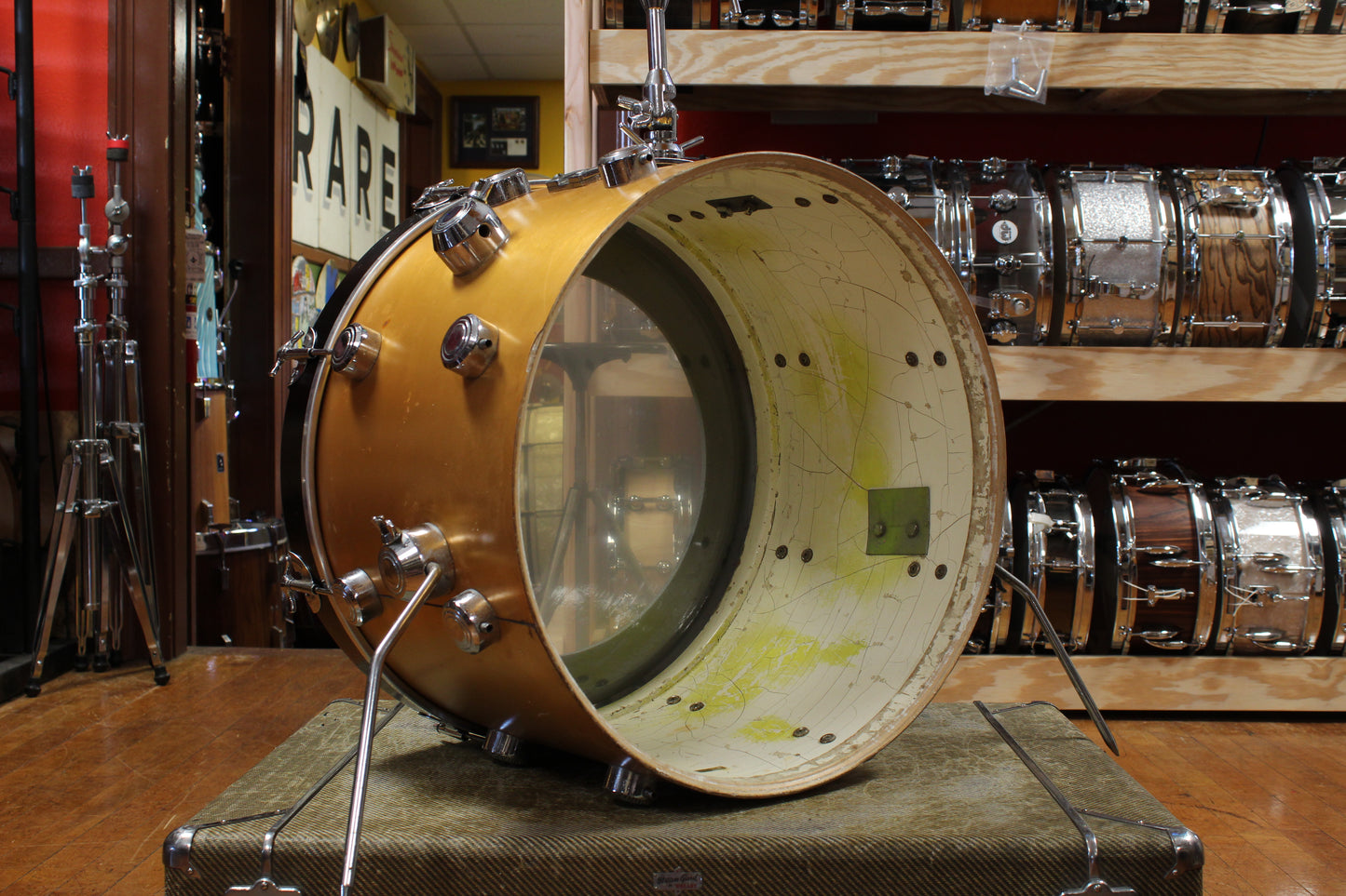 1960s George Hayman Vibra Sonic Outfit in Gold Ingot 14x20 9x13 16x16