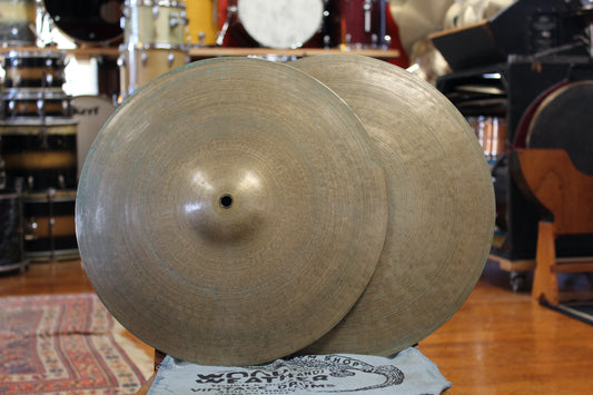 PGB 15" Old. K Style Hi-Hats 980/1140g - Used