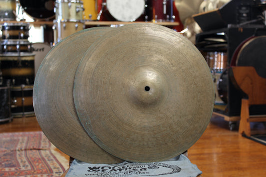 PGB 15" Old. K Style Hi-Hats 980/1140g - Used