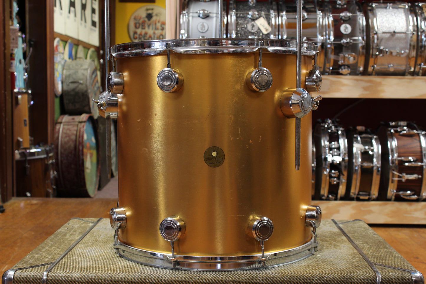 1960s George Hayman Vibra Sonic Outfit in Gold Ingot 14x20 9x13 16x16