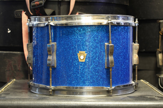 1960's Ludwig 8"x12" Tom in Blue Sparkle Club Date