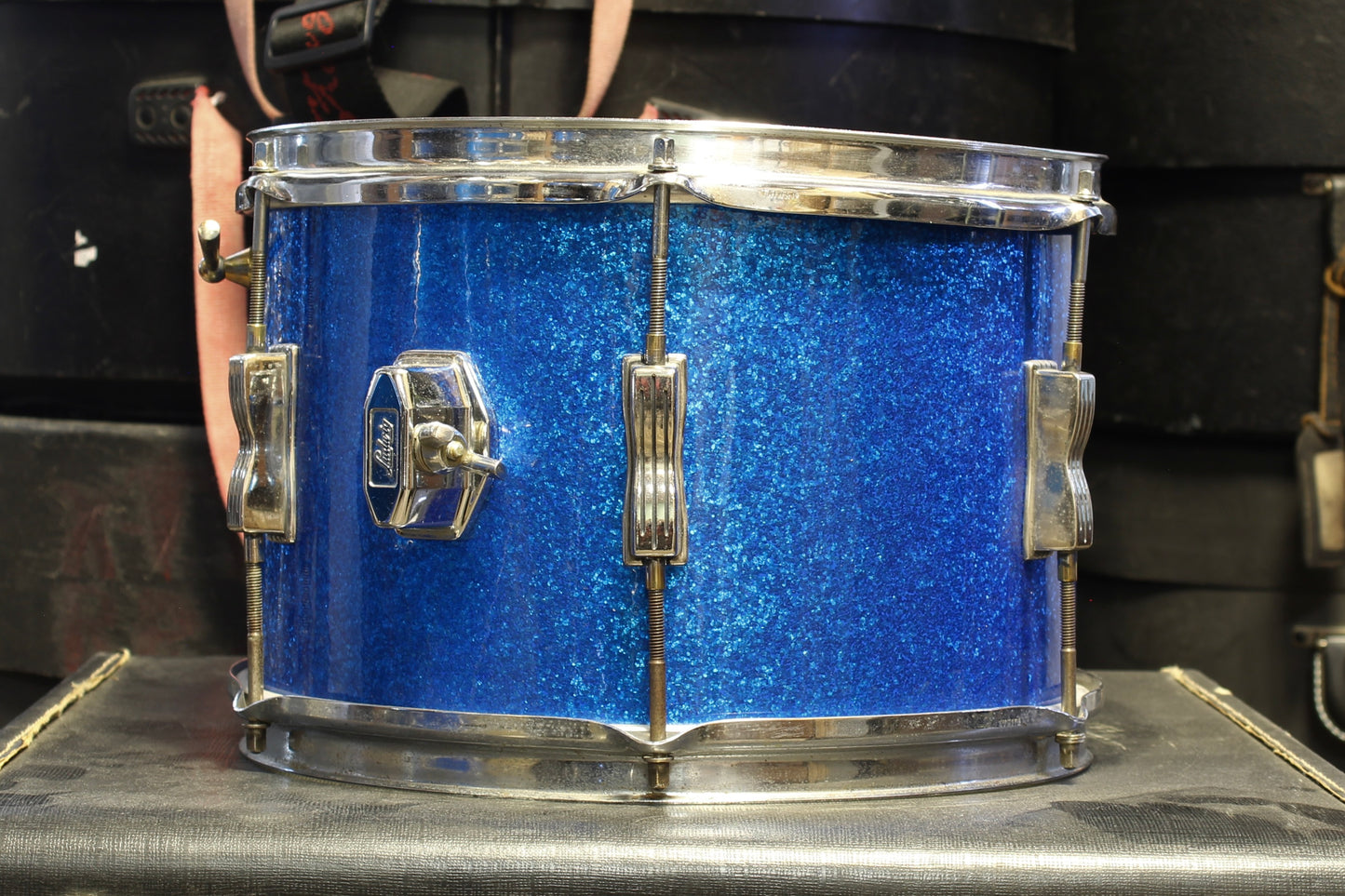 1960's Ludwig 8"x12" Tom in Blue Sparkle Club Date