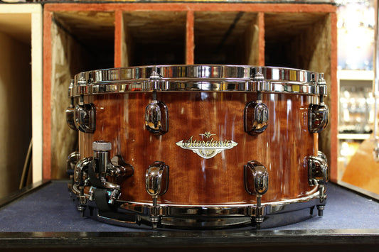 Tama Starclassic Bubinga  14"x6.5" Snare Drum Figured Gloss African Cherry
