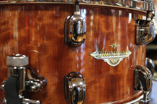 Tama Starclassic Bubinga  14"x6.5" Snare Drum Figured Gloss African Cherry