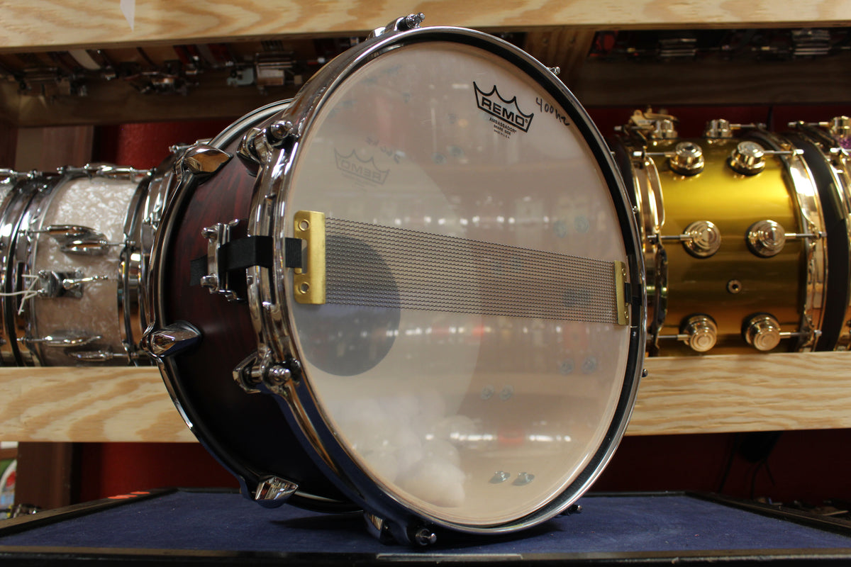 Orange County Drum and Percussion 7x13 Ash Maple Snare Drum in Chestnut Matte Finish