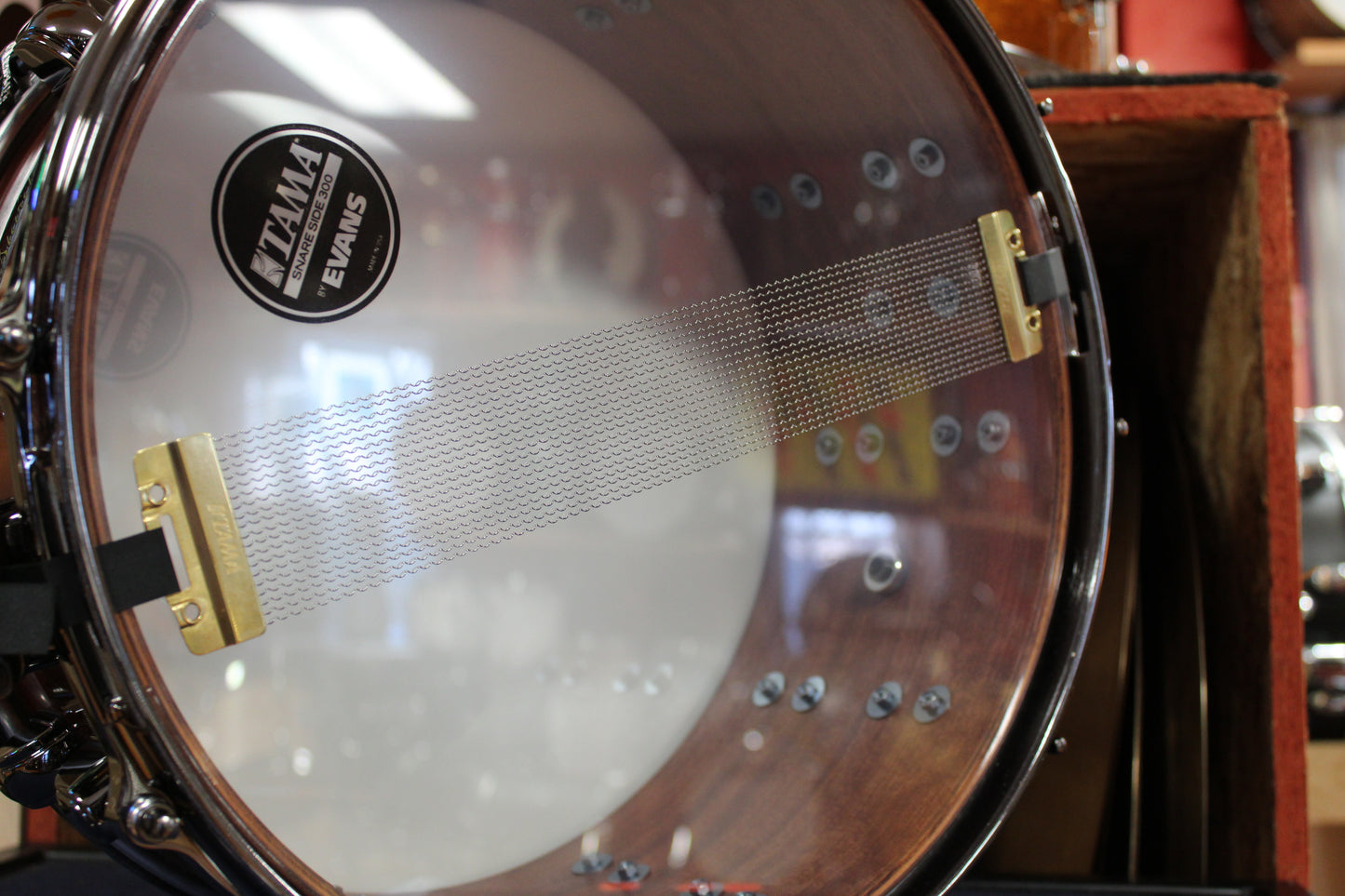 Tama Starclassic Bubinga  14"x6.5" Snare Drum Figured Gloss African Cherry