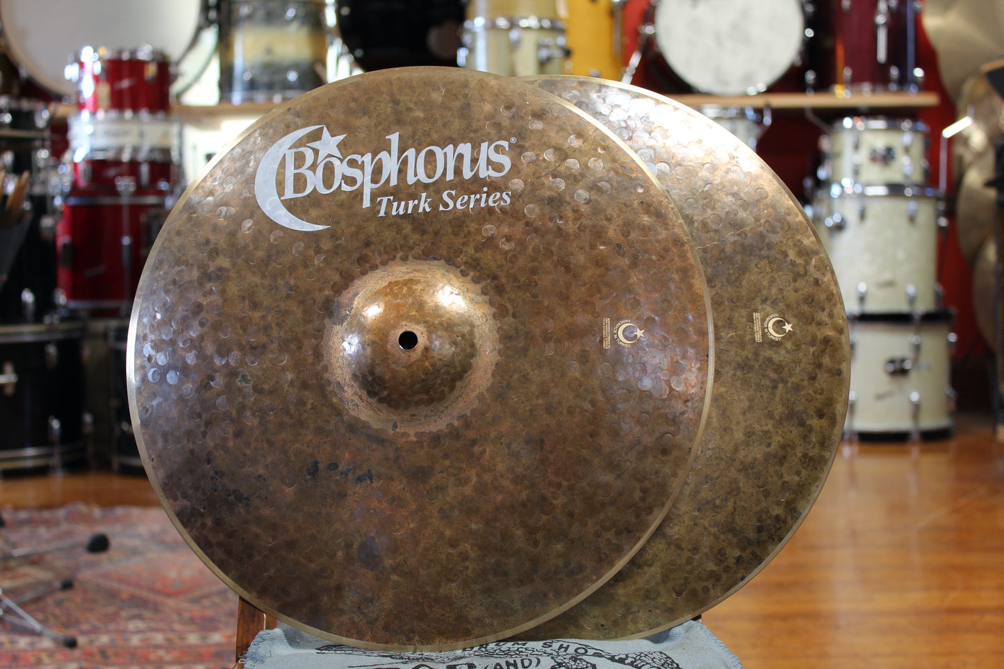 Bosphorus 16" Turk Series Bright Hi-Hats 1160/1360g - Used