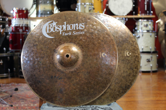 Bosphorus 16" Turk Series Bright Hi-Hats 1160/1360g - Used