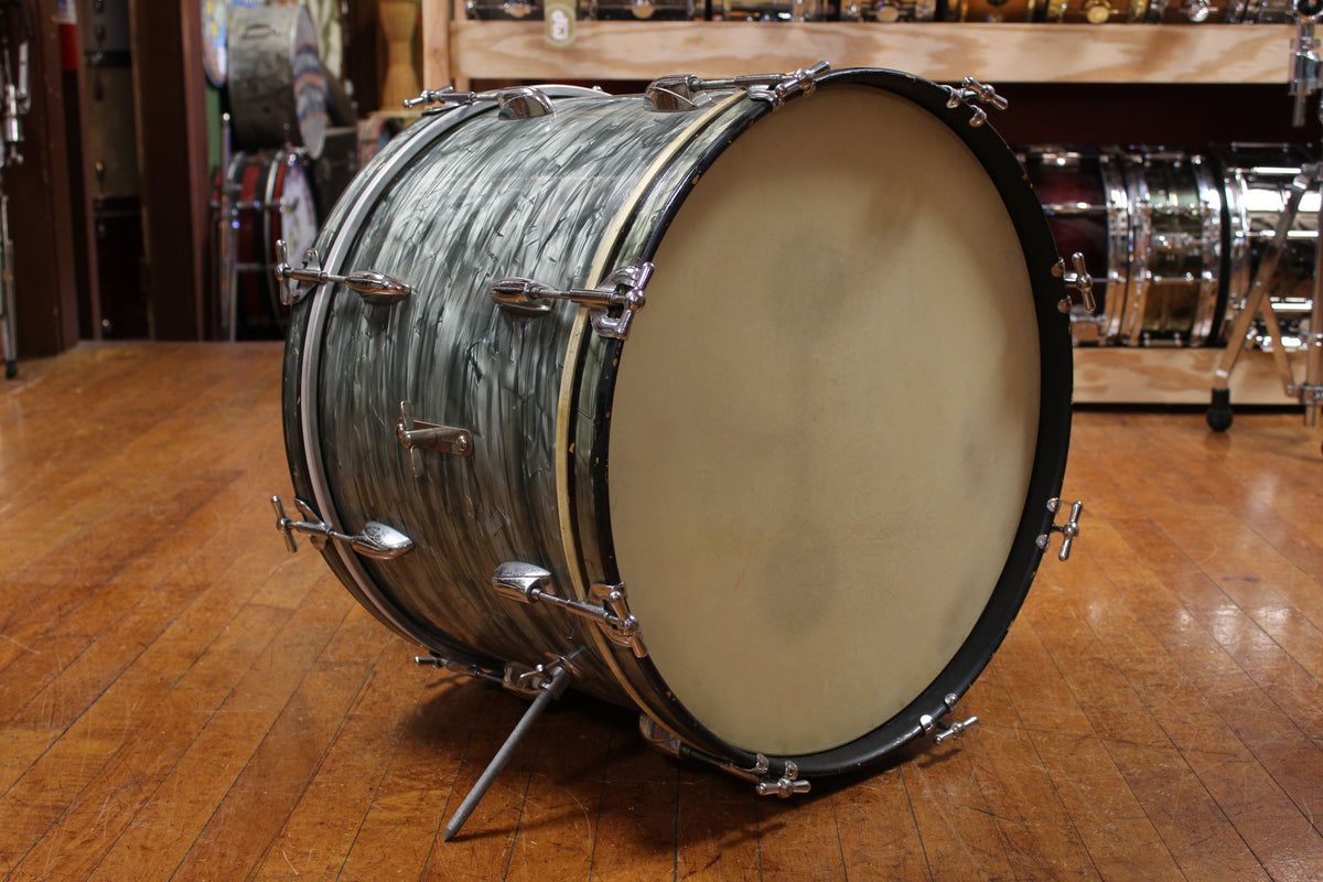 1950s Gretsch Progressive Jazz Outfit in Midnight Blue Pearl 14x20 8x12 16x16