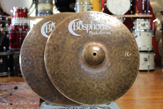 Bosphorus 16" Turk Series Bright Hi-Hats 1160/1360g - Used