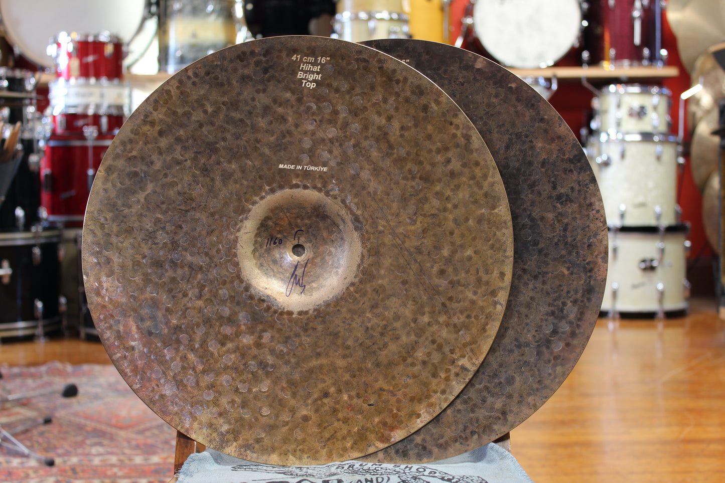 Bosphorus 16" Turk Series Bright Hi-Hats 1160/1360g - Used