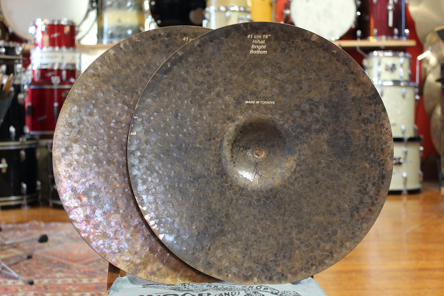 Bosphorus 16" Turk Series Bright Hi-Hats 1160/1360g - Used