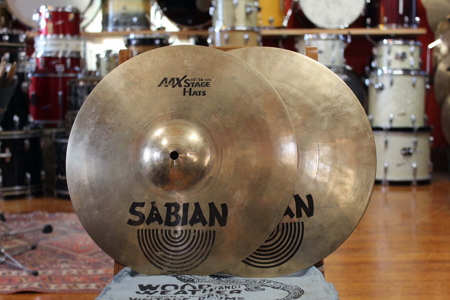 Sabian 14" AAX Stage Hats 982/1430g