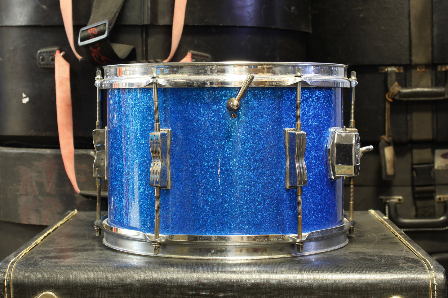 1960's Ludwig 8"x12" Tom in Blue Sparkle Club Date