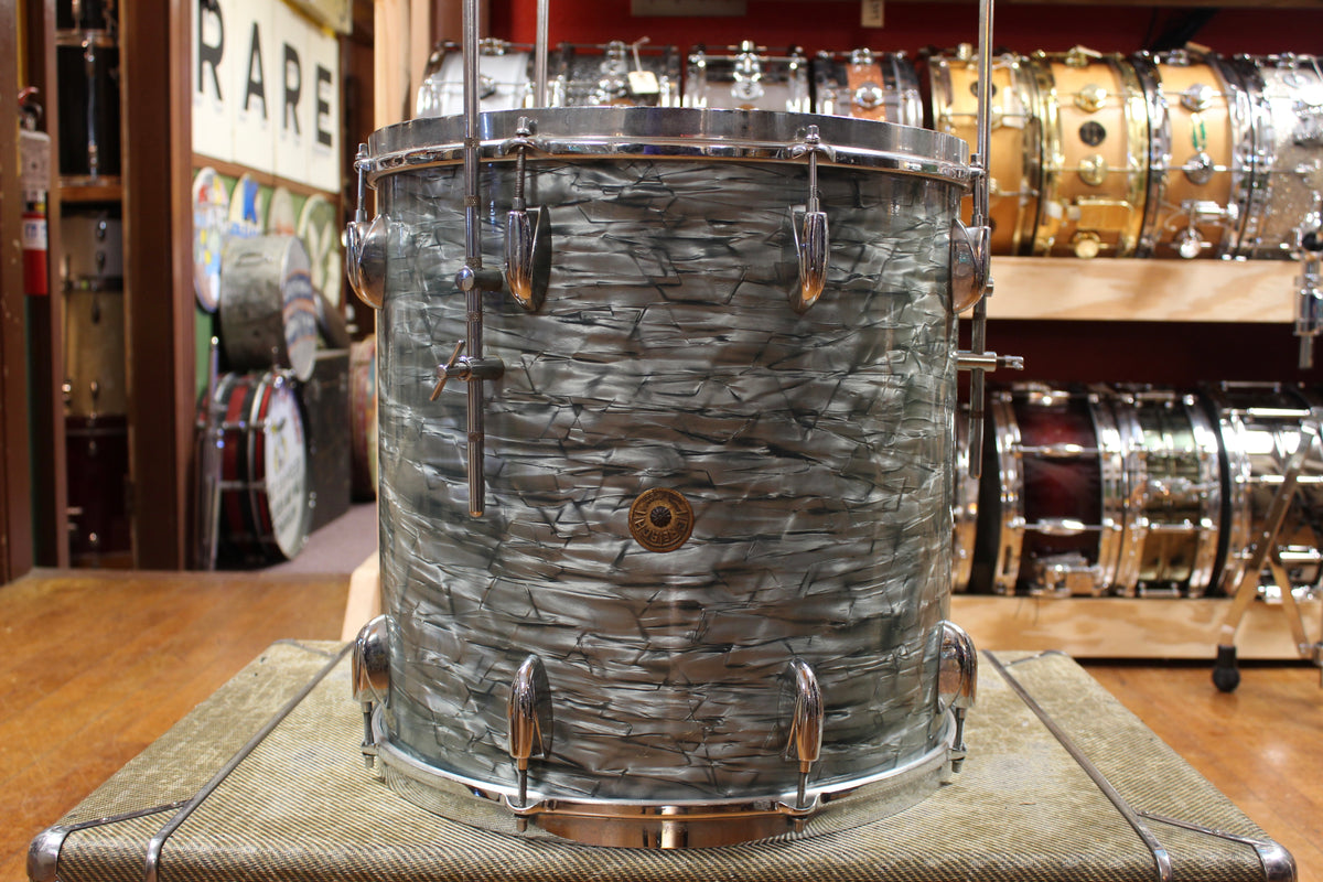 1950s Gretsch Progressive Jazz Outfit in Midnight Blue Pearl 14x20 8x12 16x16