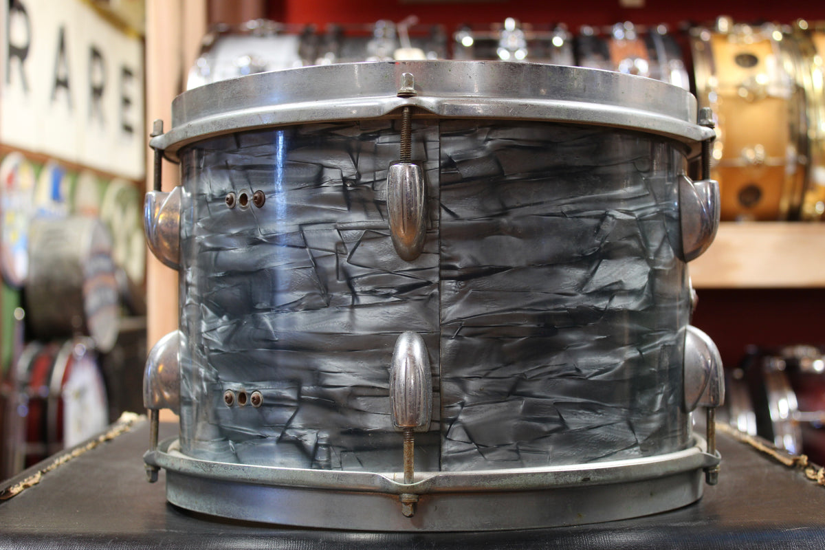 1950s Gretsch Progressive Jazz Outfit in Midnight Blue Pearl 14x20 8x12 16x16