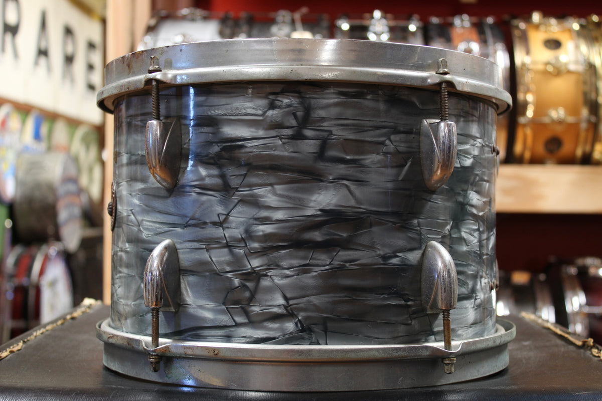 1950s Gretsch Progressive Jazz Outfit in Midnight Blue Pearl 14x20 8x12 16x16