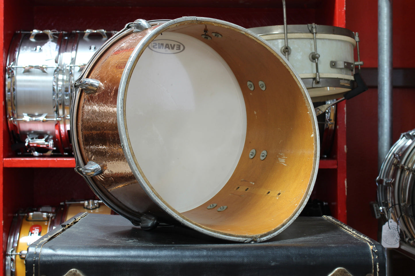 1970's Slingerland 14" Marching Tom in Copper