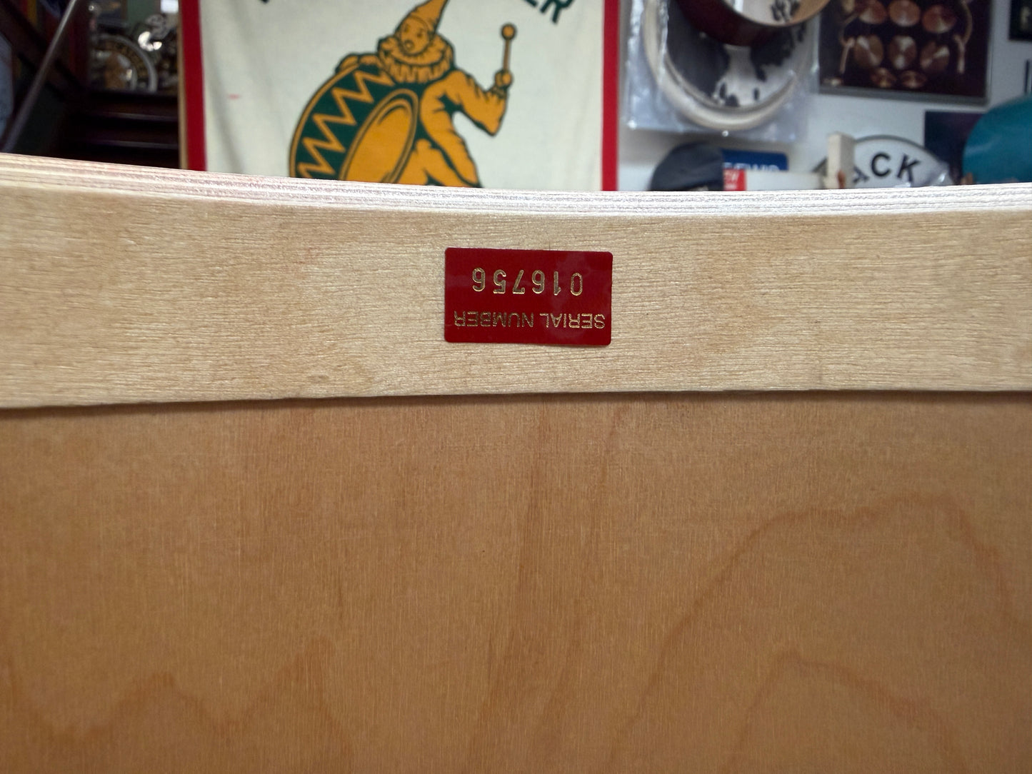 Andante Snare Drum Shell - Red Stain 10x14