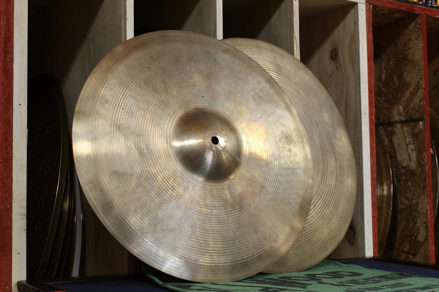 1946-53 A. Zildjian 14" Transition Stamp Hi-Hats 632/709g