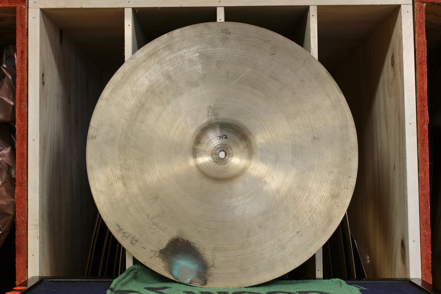 1930-40s A. Zildjian 16 1/8" First Stamp Crash 712g