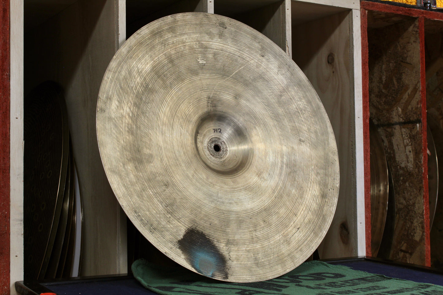 1930-40s A. Zildjian 16 1/8" First Stamp Crash 712g