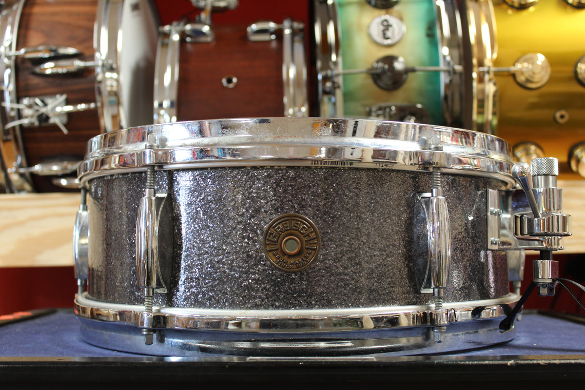 1960s Gretsch 5x14 Dixieland Snare Drum in Starlight Sparkle