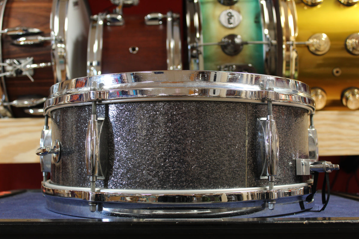 1960s Gretsch 5x14 Dixieland Snare Drum in Starlight Sparkle
