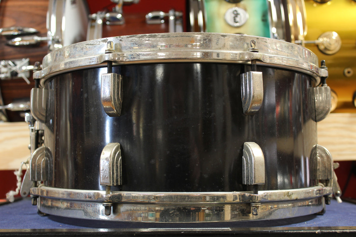 1940s Leedy 6.5x14 Broadway Snare Drum in Matte Black