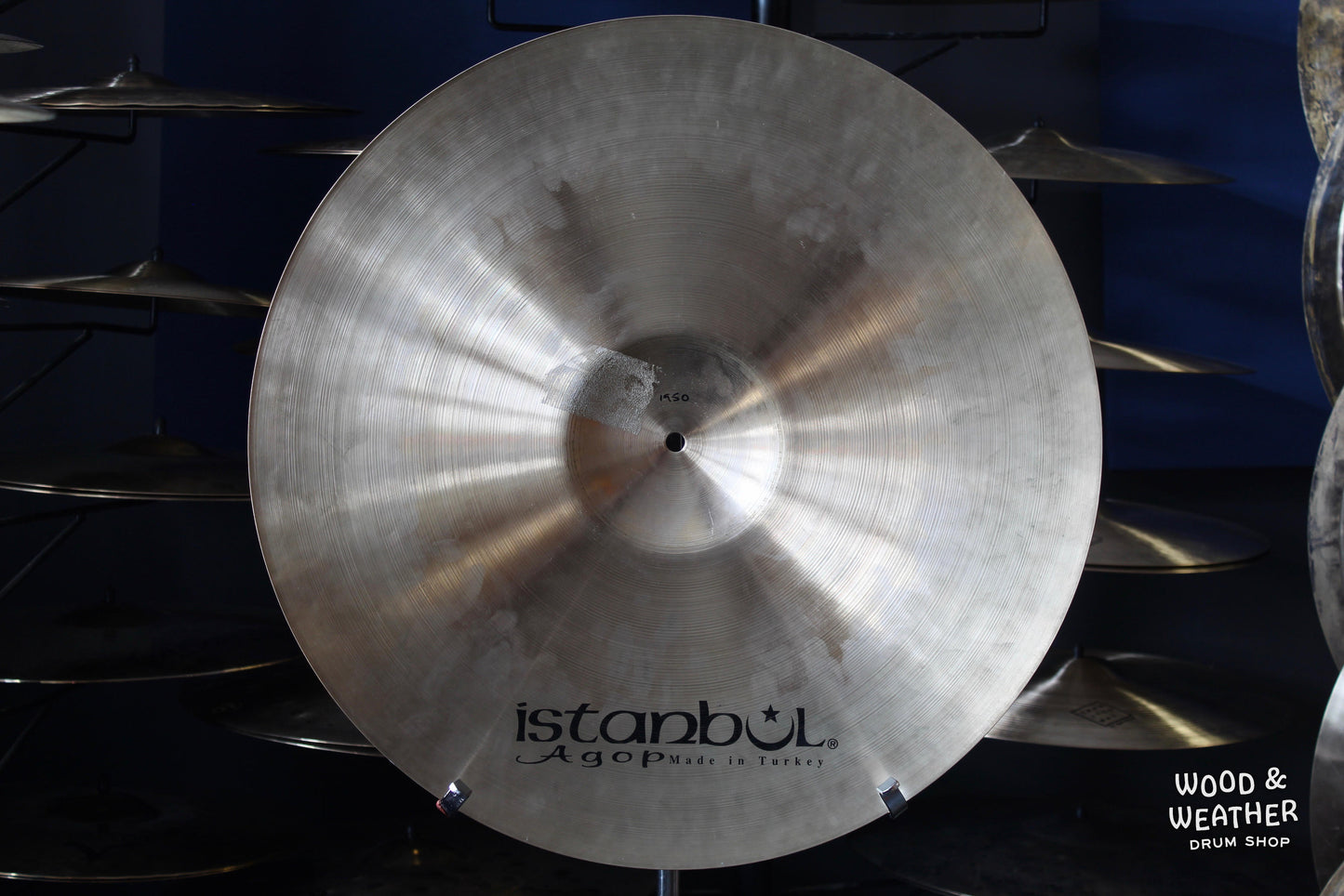 Used Istanbul Agop 22" Xist Ride Cymbal 1950g