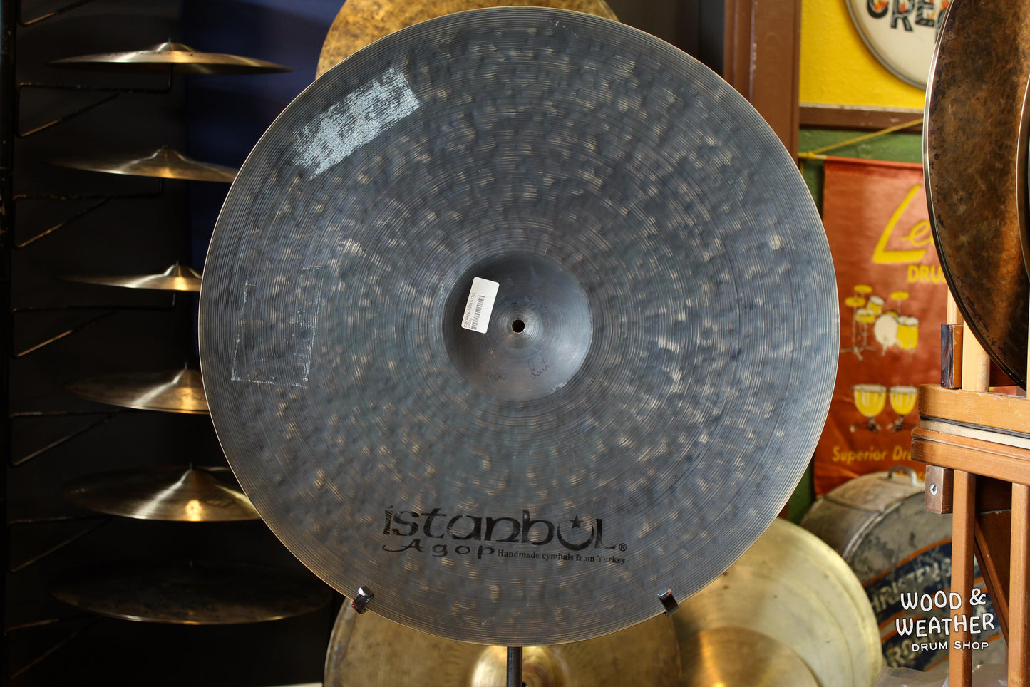Used Istanbul Agop 24" OM Ride Cymbal 2800g