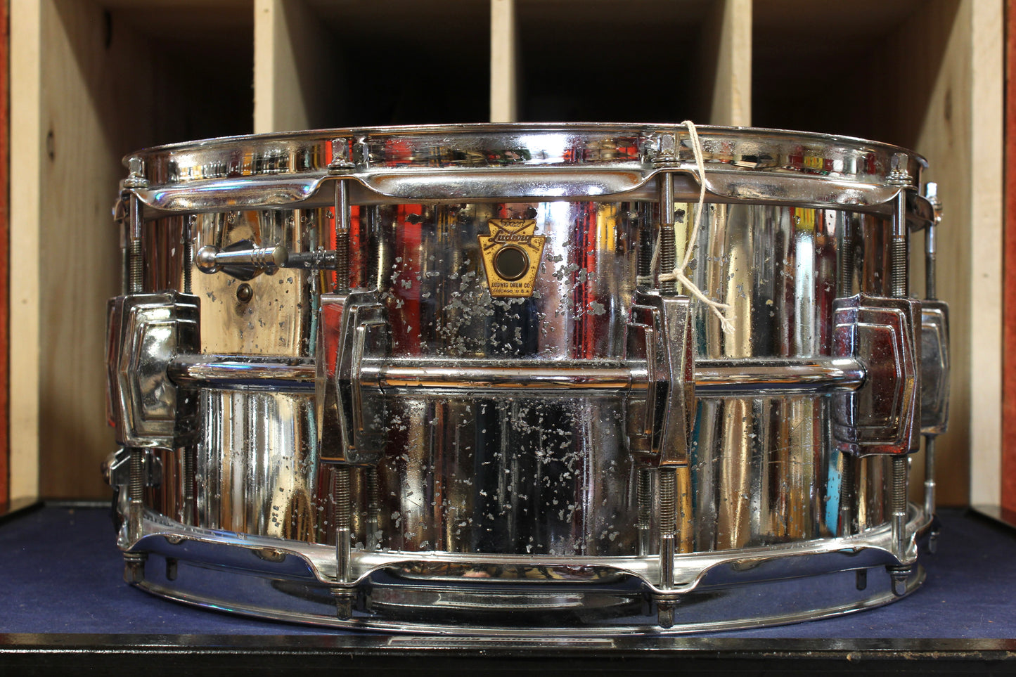 1960s Ludwig LM402 6.5x14 Supraphonic Snare Drum