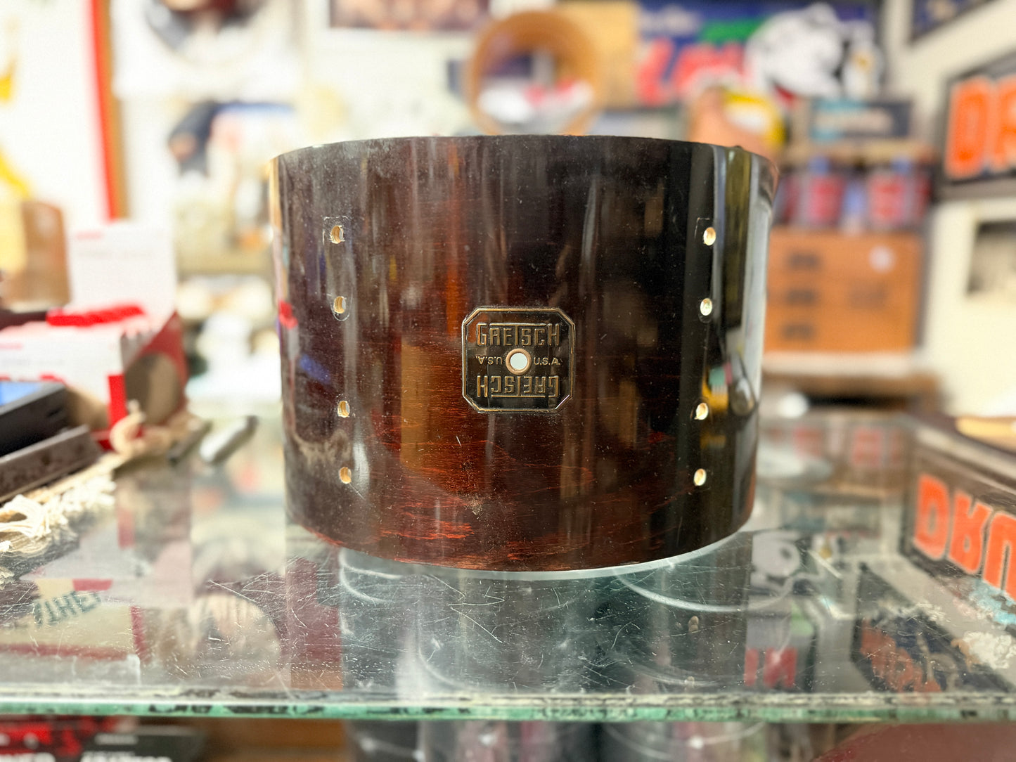 1980s Gretsch 8"x12" Tom Shell Walnut