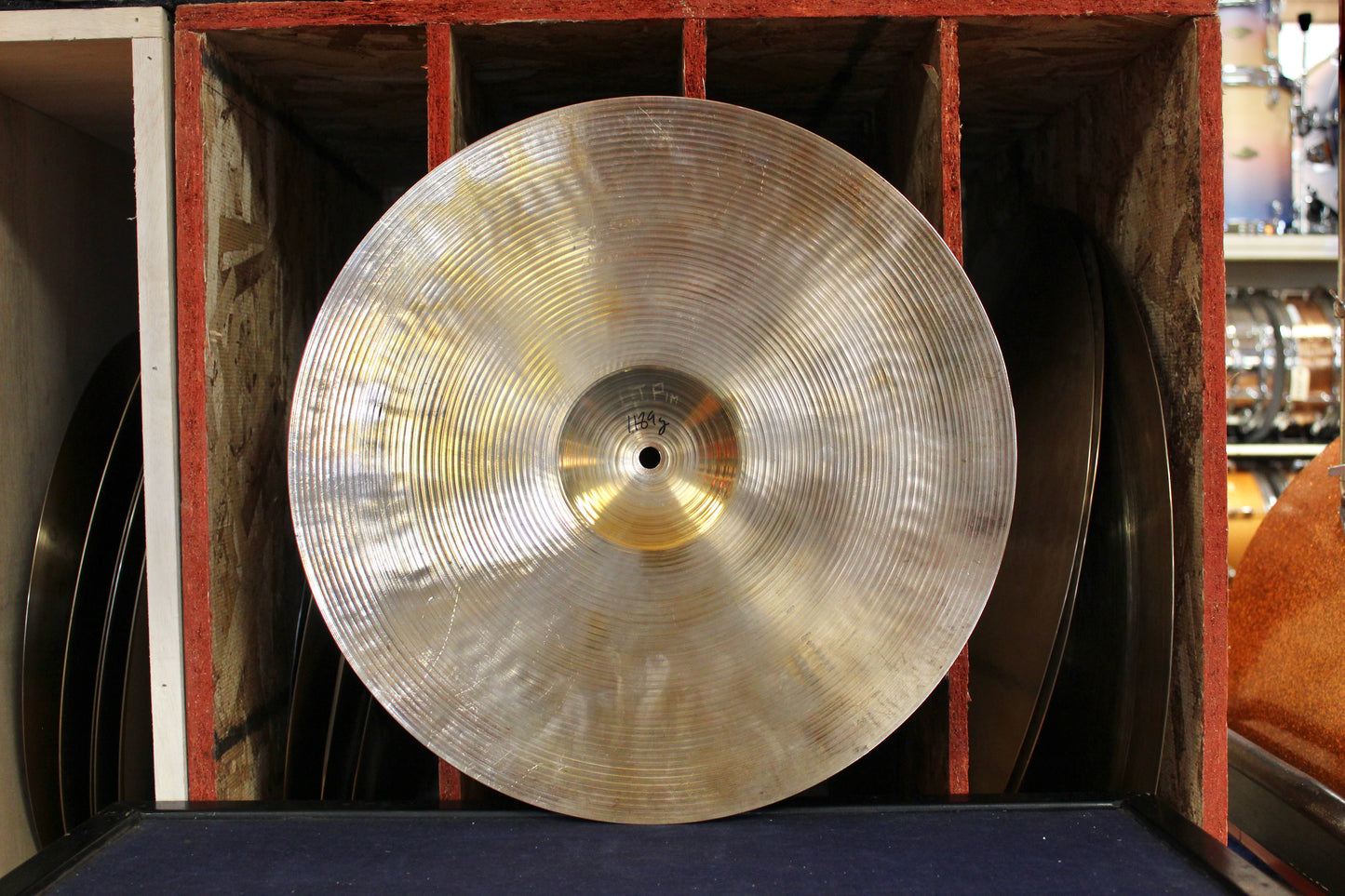 1960s Paiste 16" Solid Stamp Crash 1189g