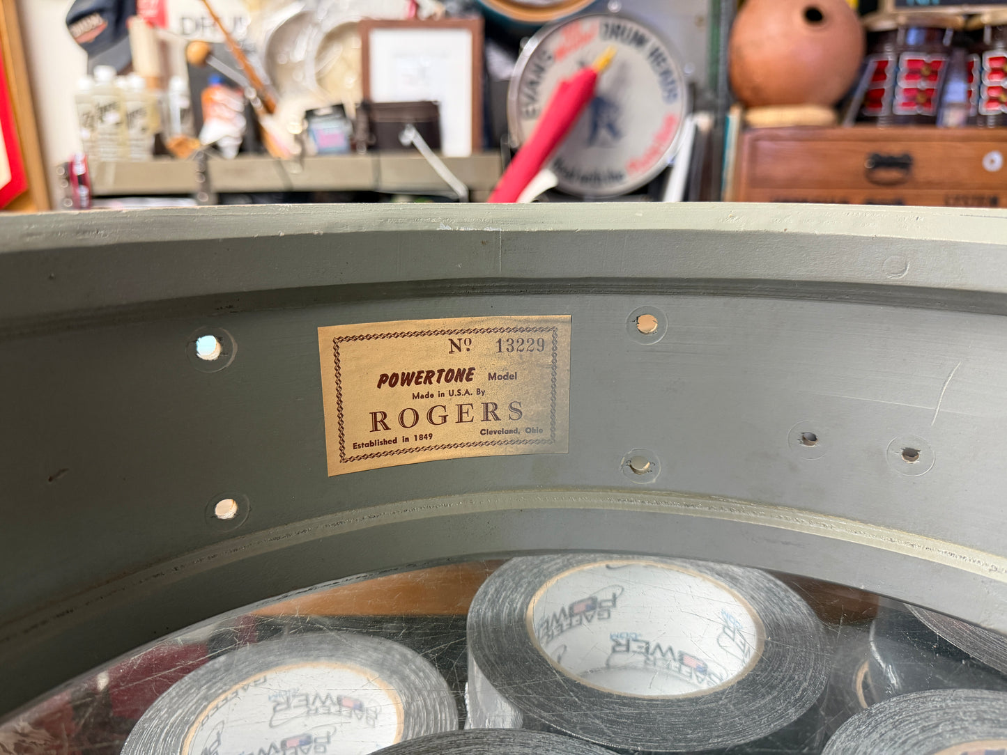 1960s Rogers Powertone 5"x14" Snare Shell - Cleveland, OH