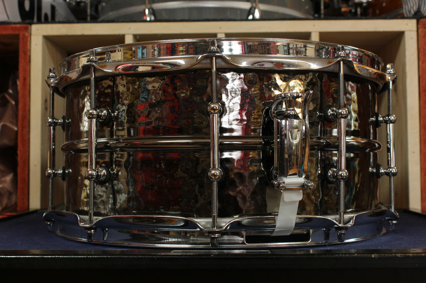 Ludwig 6.5x14 Hammered Black Beauty Snare Drum