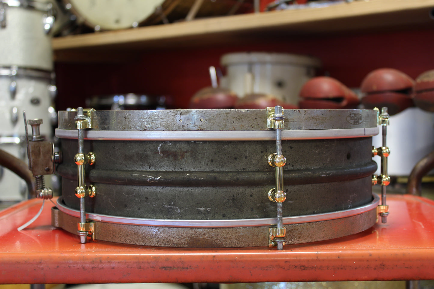 1920s Nickel over Brass 4"x14" Snare Drum