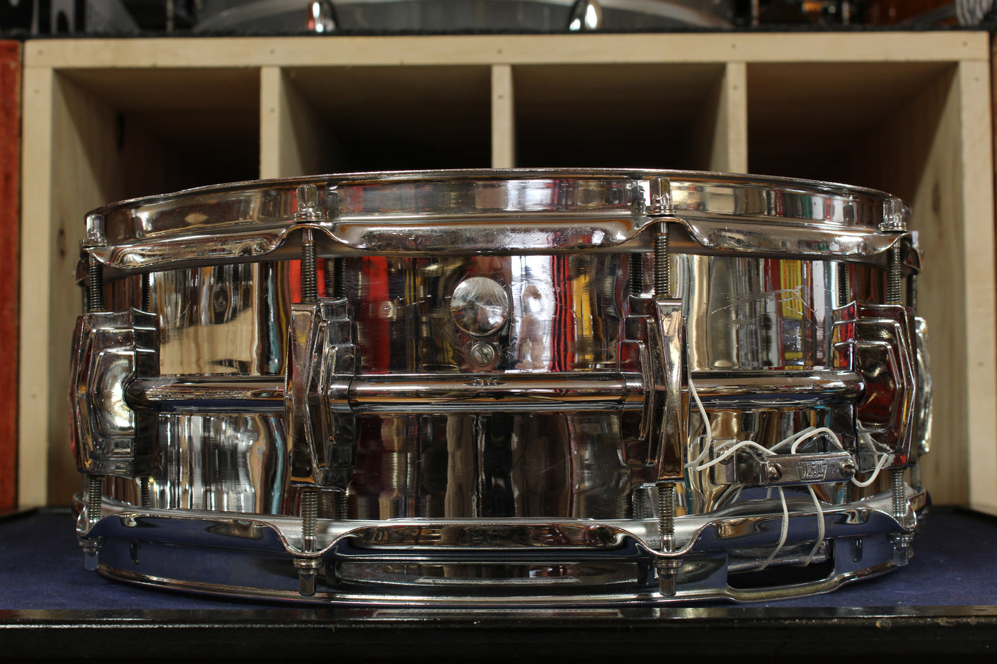 Late 1950s WFL "Super 400" 5x14 Chrome Over Brass Snare Drum