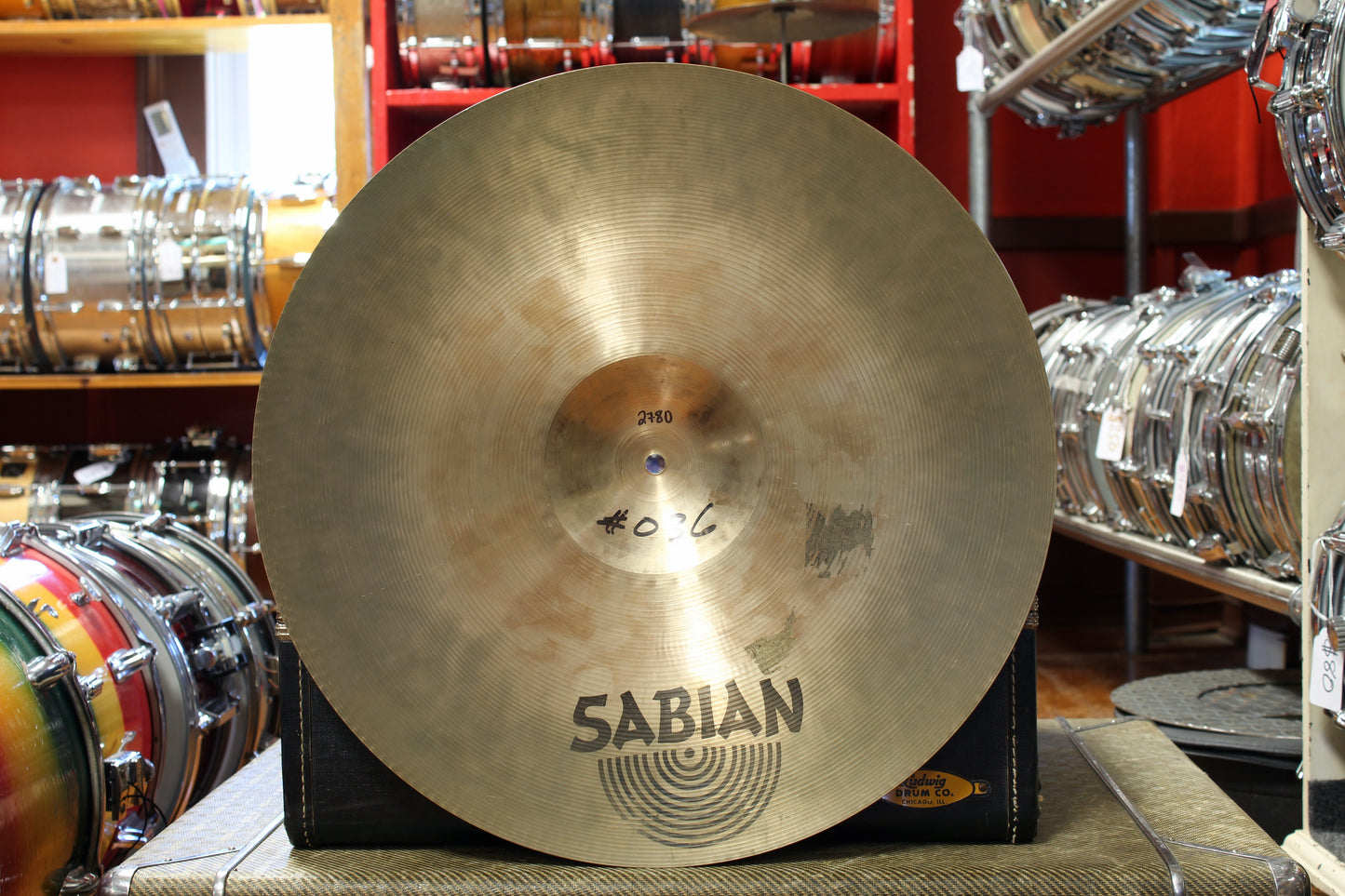 Used Sabian 20" HH Rock Ride 2780g