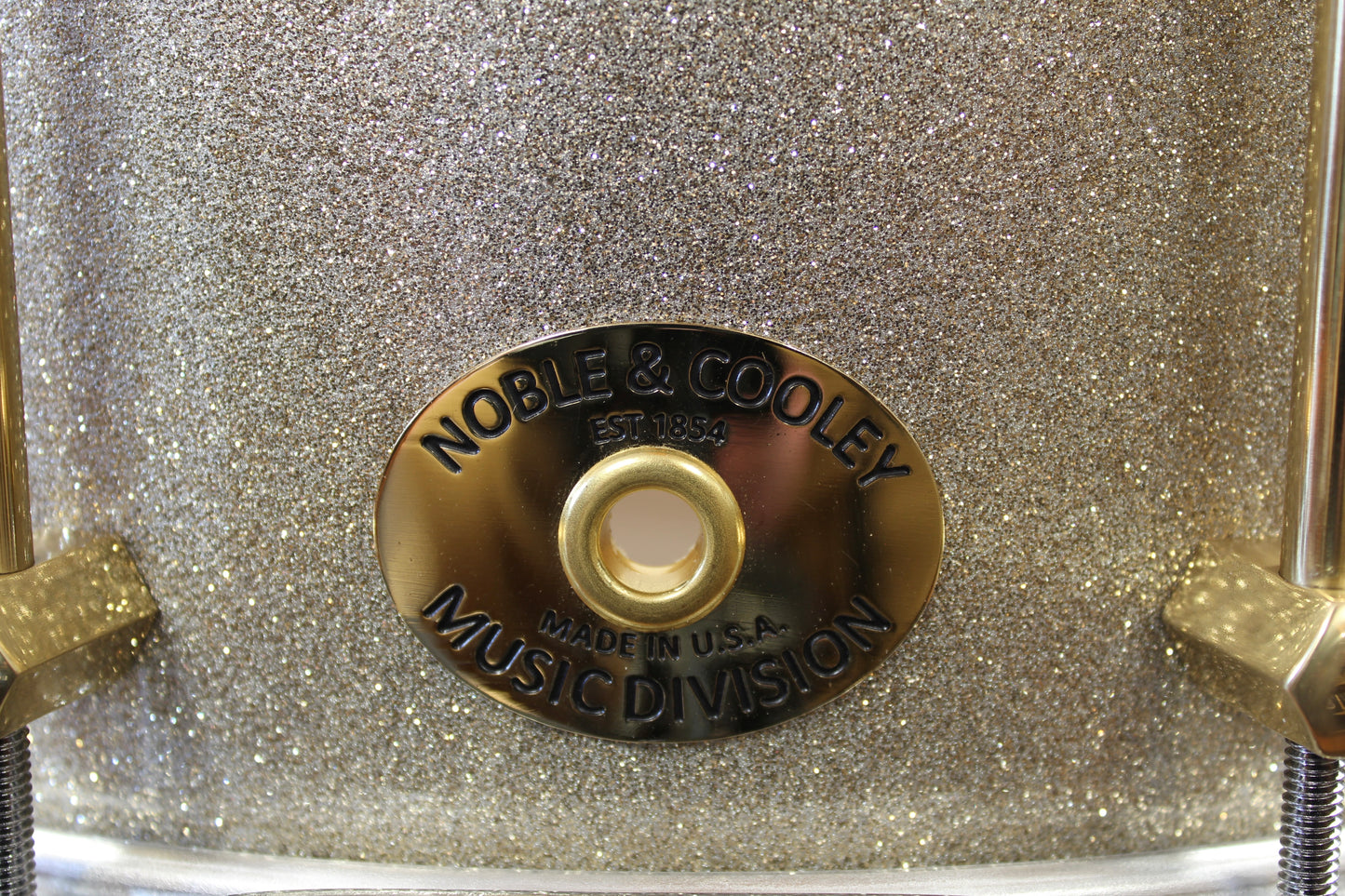 Noble & Cooley Solid Shell 6x14 Maple Snare Drum in Desert Sparkle