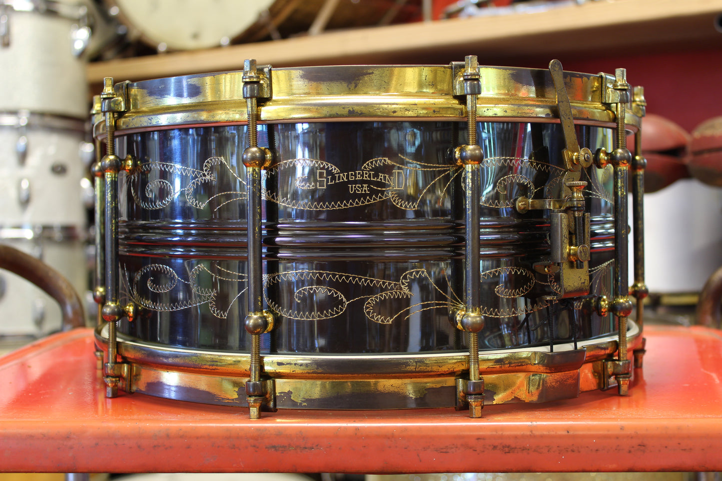 Adrian Kirchler Slingerland Black Beauty Replica Snare Drum 6.5"x14"