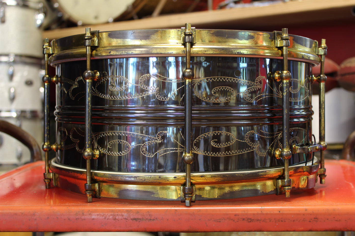Adrian Kirchler Slingerland Black Beauty Replica Snare Drum 6.5"x14"
